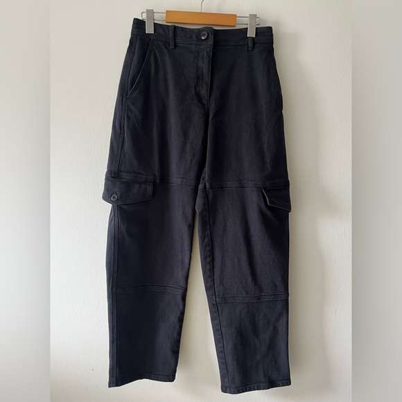 Aritzia Wilfred Free Maeve Black Cargo Pant Size 4 - Picture 6 of 12